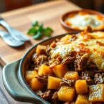 Escondidinho de Carne Seca com Mandioca