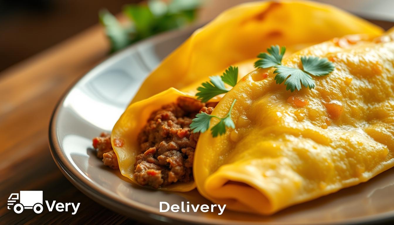 Receita de Panqueca Recheada com Carne Moída para Você Panqueca Recheada com Carne Moída