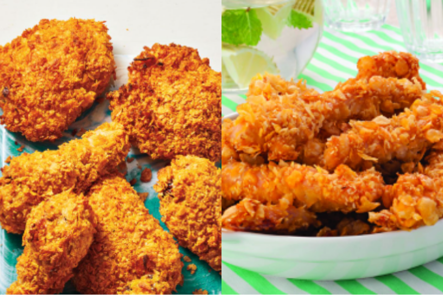 Descobri uma receita fácil de frango crocante