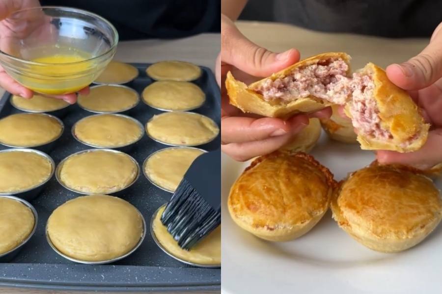 empada de carne seca cremosa