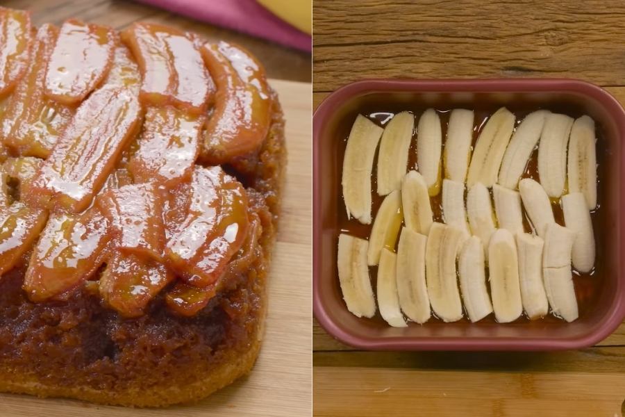 Bolo de Banana Caramelizado