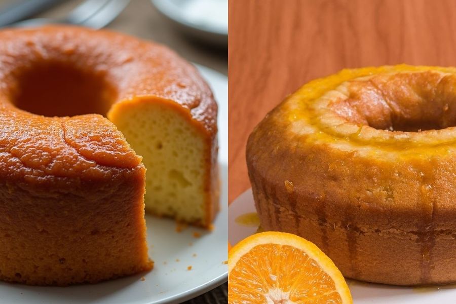 Bolo de Laranja com Calda