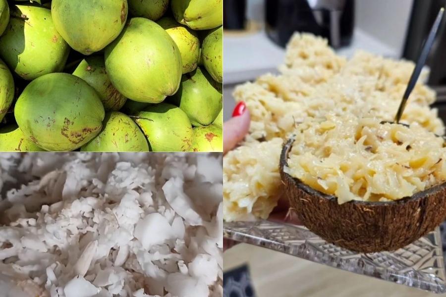 Cocada Cremosa de Coco Verde