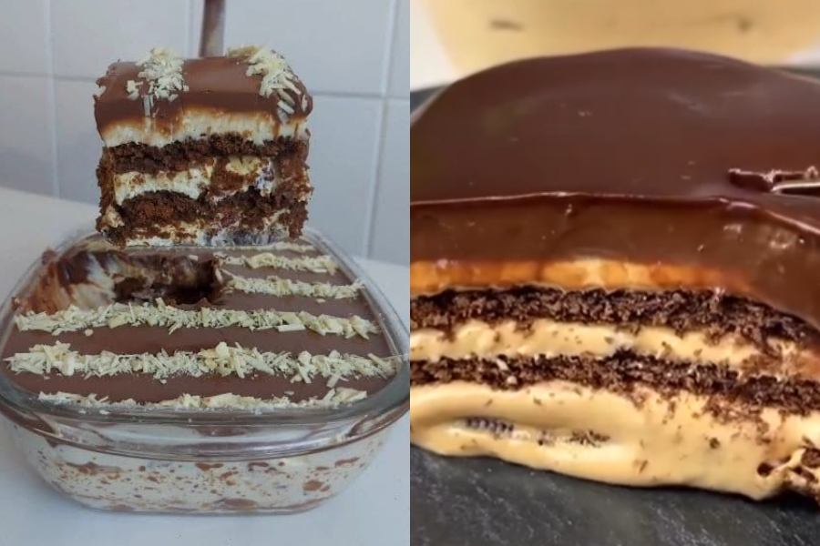 sobremesa de limão com chocolate